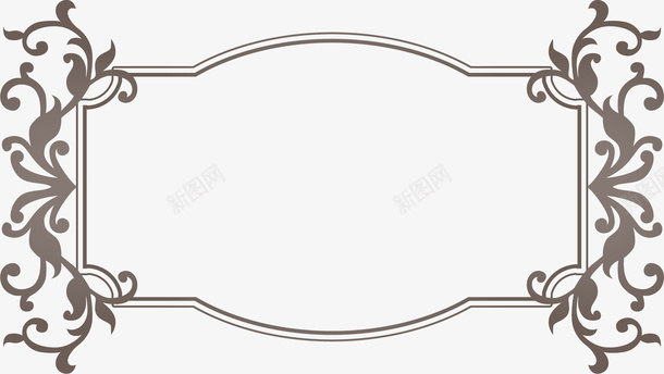 手绘花边装饰图框矢量图ai免抠素材_88icon https://88icon.com 图框 手绘 花边 装饰 矢量图