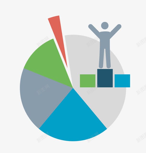 商务饼形图png免抠素材_88icon https://88icon.com 商务饼形图 矢量饼形图 饼形图