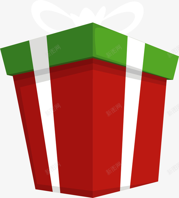 红色立体圣诞节礼盒矢量图ai免抠素材_88icon https://88icon.com 圣诞快乐 圣诞礼物 圣诞节 圣诞节礼盒 矢量png 红色礼盒 矢量图