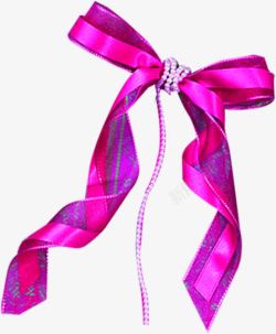 紫色丝带节日装饰素材