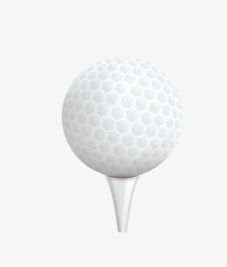 白色球类运动高尔夫矢量图素材