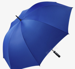 一把手绘蓝色雨伞素材