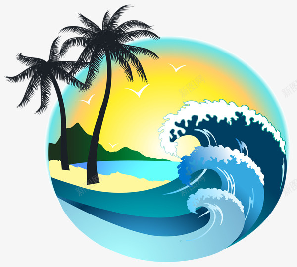 海浪透明png免抠素材_88icon https://88icon.com png 海浪 素材 透明