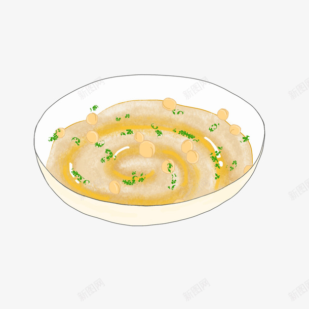 手绘一碗沙拉酱美食png免抠素材_88icon https://88icon.com 免抠图 抠图 插画 沙拉酱 美食 装饰画 食物