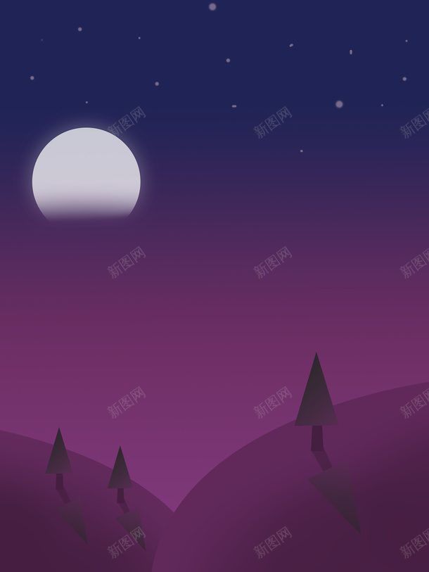 夜晚星空插画png免抠素材_88icon https://88icon.com 夜晚 寂静 插画 星空 空洞