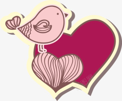 爱情鸟矢量图素材