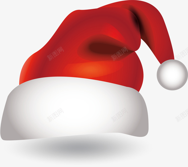 圣诞节红色的圣诞帽矢量图ai免抠素材_88icon https://88icon.com 圣诞帽 圣诞帽子 圣诞节 矢量png 红色圣诞帽 红色帽子 矢量图