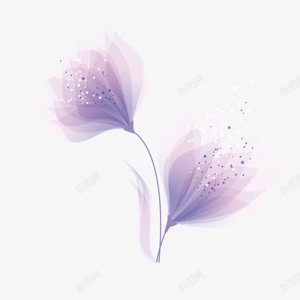 紫色抽象梦幻花png免抠素材_88icon https://88icon.com 抽象 梦幻 紫色 花