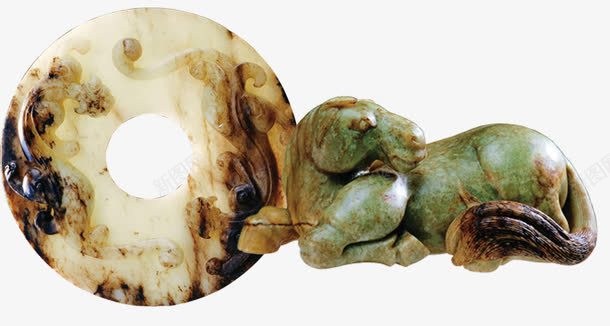 汉代卧马玉png免抠素材_88icon https://88icon.com 产品实物 卧马 圆玉 汉代