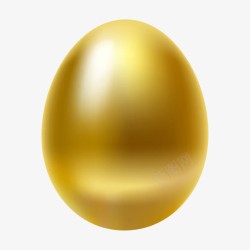 金色的蛋矢量图素材