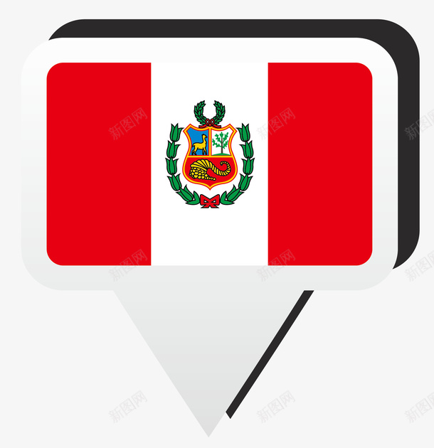 对话框秘鲁国旗png免抠素材_88icon https://88icon.com 卡通秘鲁国旗 国旗 对话框 手绘秘鲁国旗 矢量国旗 秘鲁国旗