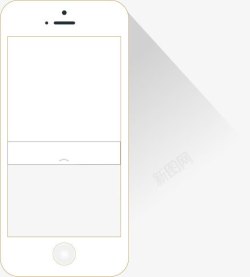 扁平化手机外形图素材