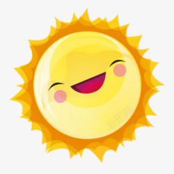 可爱的太阳图标素材