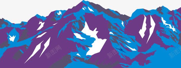 装饰插图手绘插画山png免抠素材_88icon https://88icon.com 层峦叠嶂 山 手绘 手绘插画山 插画 群山峻岭 蓝色 装饰插图