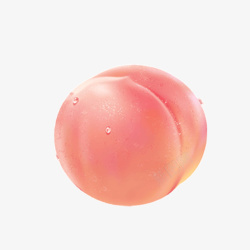 桃子水果桃子水蜜桃水果粉色高清图片