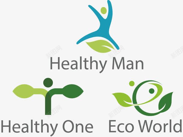 健康标志png免抠素材_88icon https://88icon.com ecoworld healthyman 健康 医用标志 卡通