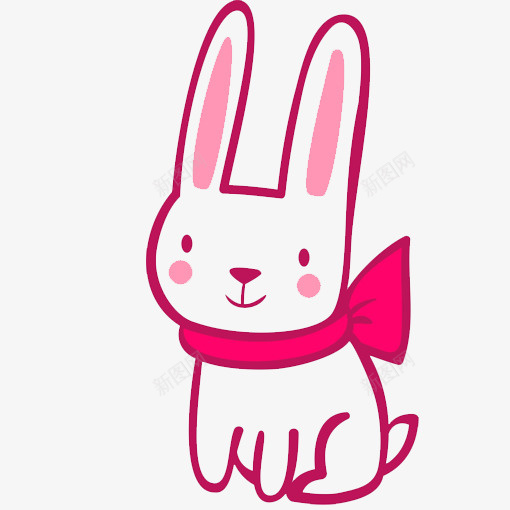 手绘卡通可爱兔子png免抠素材_88icon https://88icon.com 兔子 卡通 可爱 手绘 手绘卡通可爱兔子 手绘卡通可爱兔子PNG