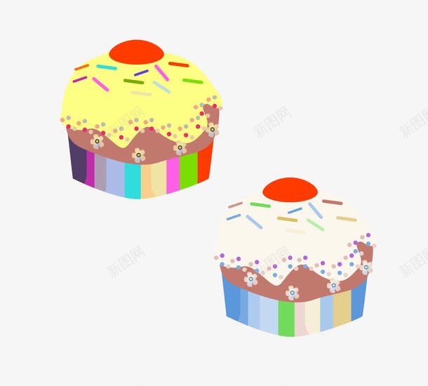 彩色纸杯卡通蛋糕png免抠素材_88icon https://88icon.com 卡通蛋糕 纸杯卡通蛋糕免费png下载 纸杯蛋糕 纸杯蛋糕矢量图