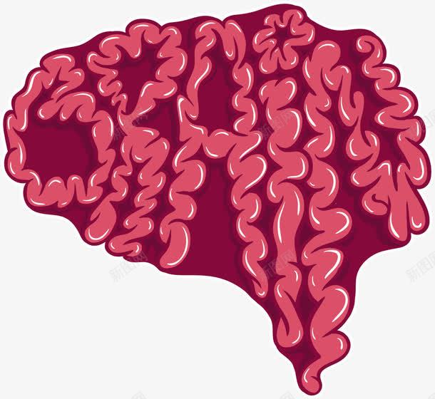 大脑脑神经png免抠素材_88icon https://88icon.com 大脑 头脑 思路 想法 概念 神经学 红色 脑神经