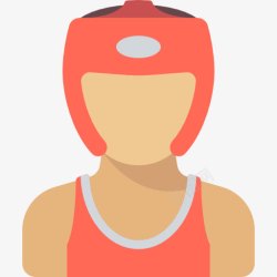 比赛中Kickboxer图标高清图片