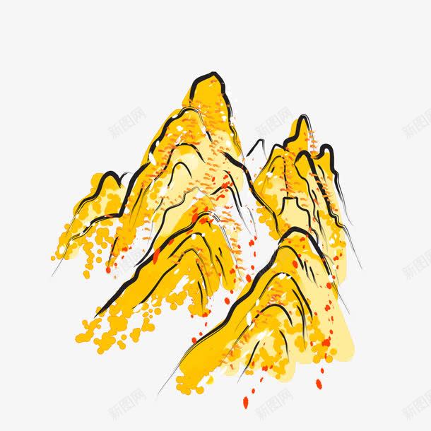 手绘崇山峻岭png免抠素材_88icon https://88icon.com 山 岭 手绘山岭 手绘崇山峻岭