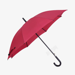 一把手绘红色雨伞红色素材