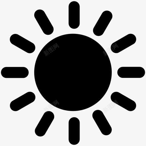 热夏天太阳pittogrammipng免抠素材_88icon https://88icon.com Heat summer sun 夏天 太阳 热