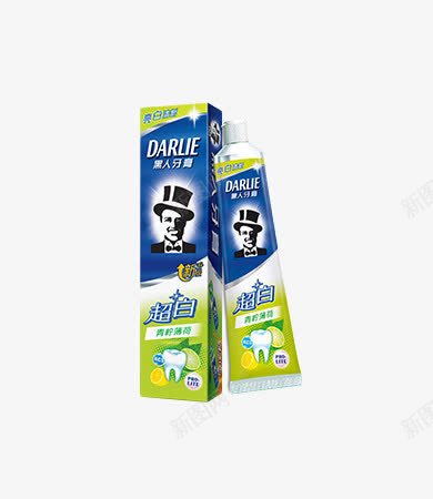 黑人牙膏超白png免抠素材_88icon https://88icon.com 产品实物 超白 黑人牙膏