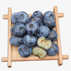 精致蓝莓蓝莓粒中式蓝莓素材