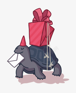可爱乌龟乌龟送生日礼物高清图片
