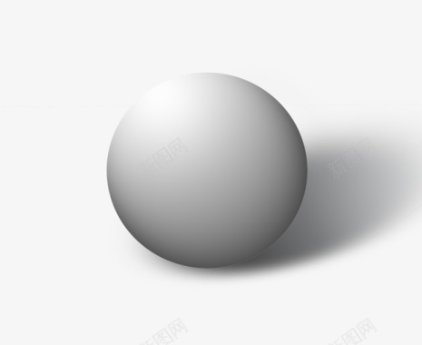 立体球悬浮有阴影立体球图标图标