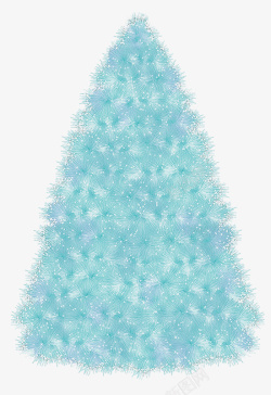 手绘圣诞大树素材