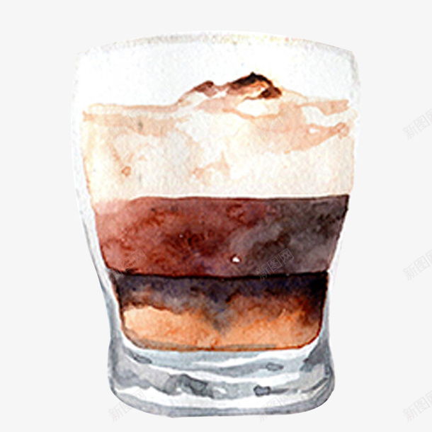 一杯可乐png免抠素材_88icon https://88icon.com 卡通 可乐 手绘 棕色的 玻璃杯 简图 饮料