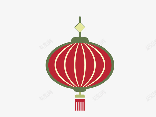 灯笼卡通矢量图ai免抠素材_88icon https://88icon.com 灯笼素材 矢量卡通 矢量素材 素材 矢量图