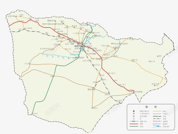 新疆哈密市地图png免抠素材_88icon https://88icon.com 中国新疆 哈密市地图 地图 新疆 新疆地图 新疆省地图