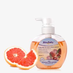 橘子味洗手液素材