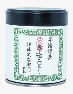 京都宇治抹茶粉罐装素材