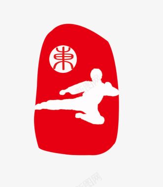 彩色乐队logo东方国术logo图标图标