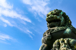 铜狮北京故宫铜狮高清图片