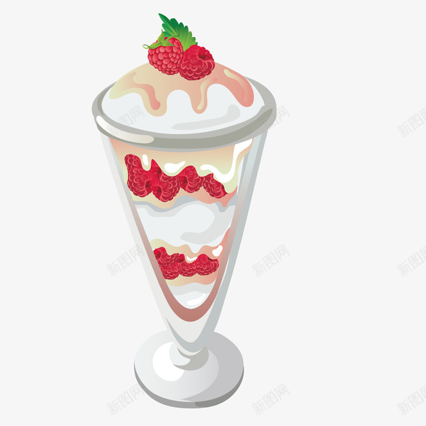 美味杯装冰激淋图案png免抠素材_88icon https://88icon.com 冰激淋 冷饮 好吃的 水果味 玻璃杯 简图 美味的