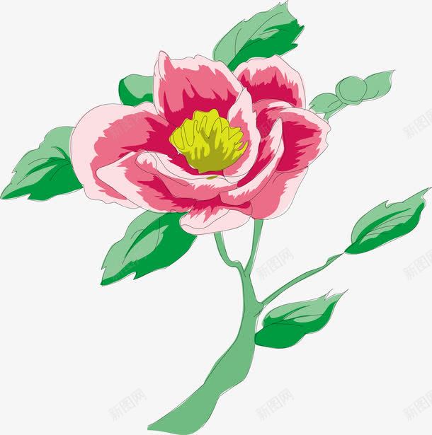 花png免抠素材_88icon https://88icon.com 中国风 水墨画 水彩 花