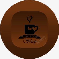 创意咖啡logo片素材