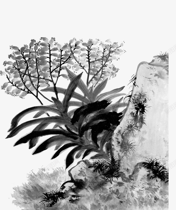中国风水墨风大山树木png免抠素材_88icon https://88icon.com 中国风 中国风水墨风大山树木 大山 树木 植物 水墨风