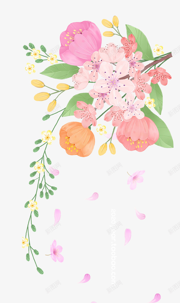 夏至花花草草花卉手绘花朵png免抠素材_88icon https://88icon.com 夏至 手绘花朵 花卉 花花草草