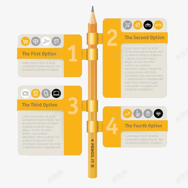 教育类pptpng免抠素材_88icon https://88icon.com ppt素材 图表 教育 铅笔
