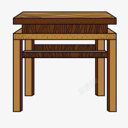 木桌家具素材