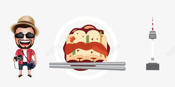 旅游人物png免抠素材_88icon https://88icon.com 人物 建筑 旅游 素材 装饰 食物