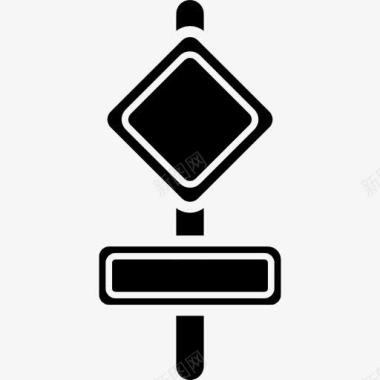 街或路的信号图标图标