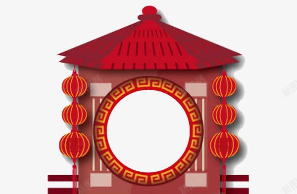 卡通中国传统轿子灯笼png免抠素材_88icon https://88icon.com 中国传统 传统 卡通 灯笼 轿子