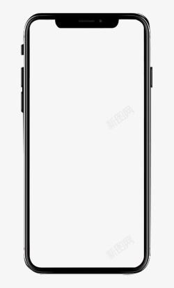 黑色小米手机安卓手机边框高清图片
